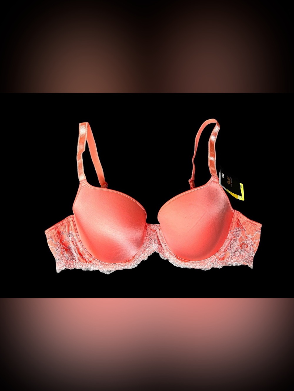 Wacoal Lace Affair Contour Coral Bra 38B NWT! Comfort Seamless Underwired